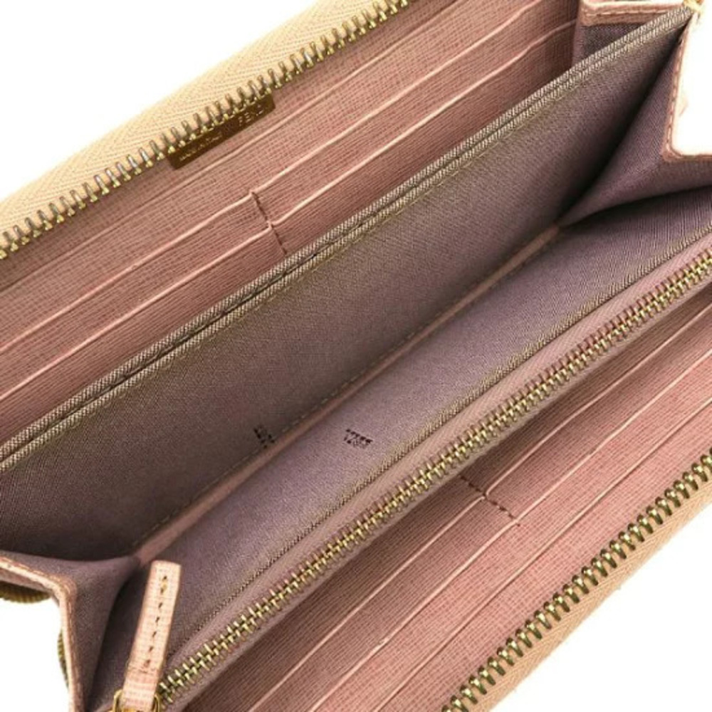 Fendi Wallet Long Round Zip Black